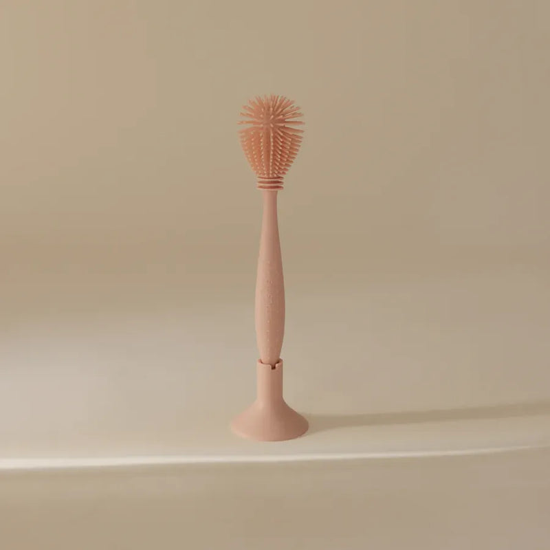 Perie din silicon pentru biberon, blush
