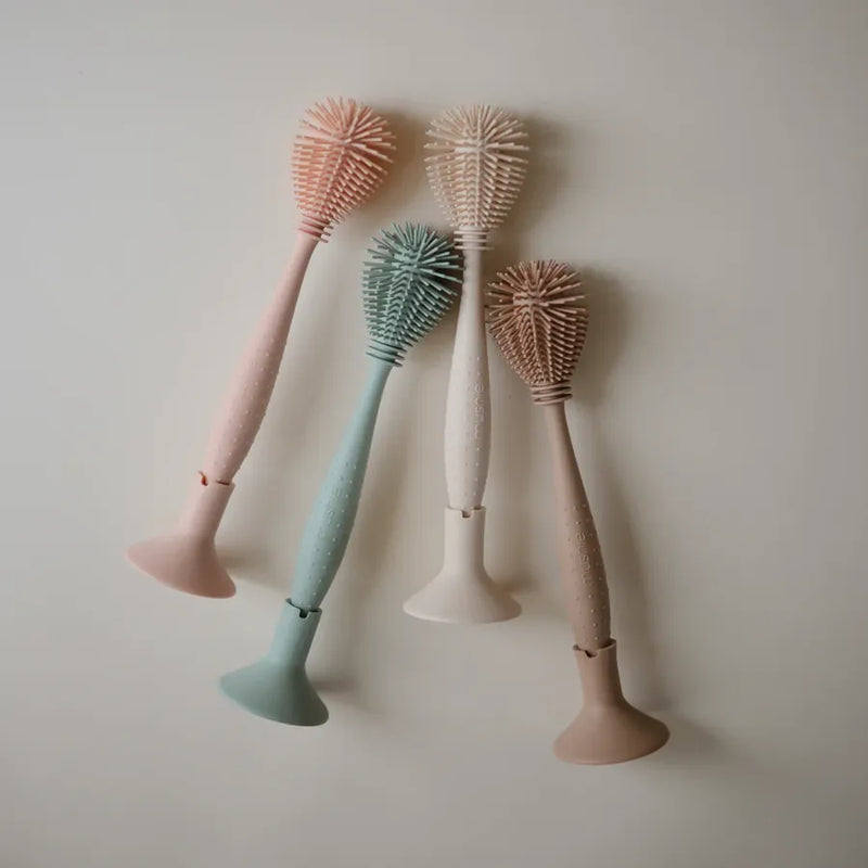 Perie din silicon pentru biberon, blush