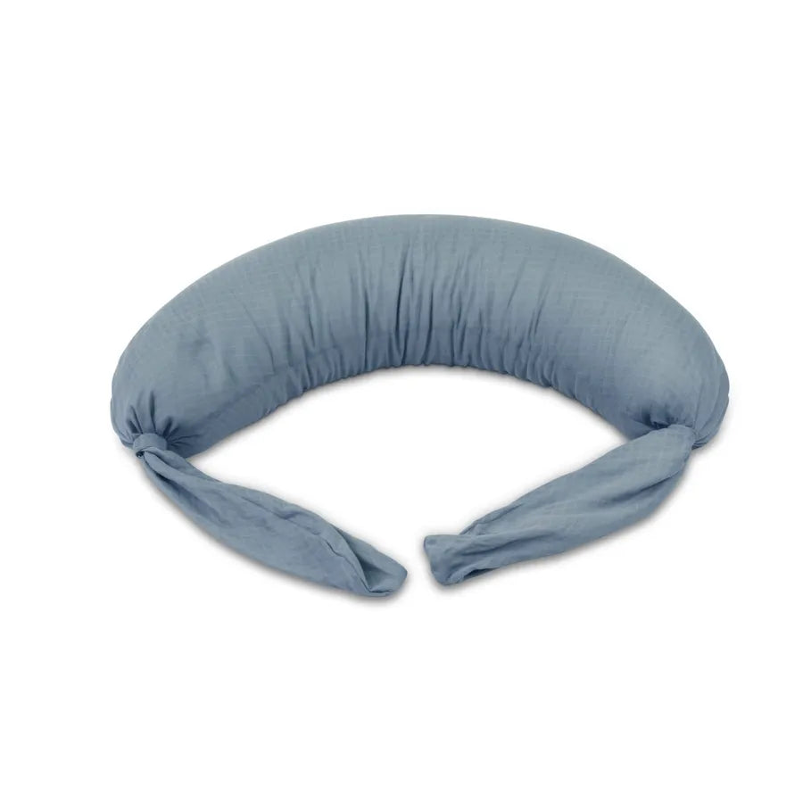 Pernă multifuncțională pentru gravide, powder blue