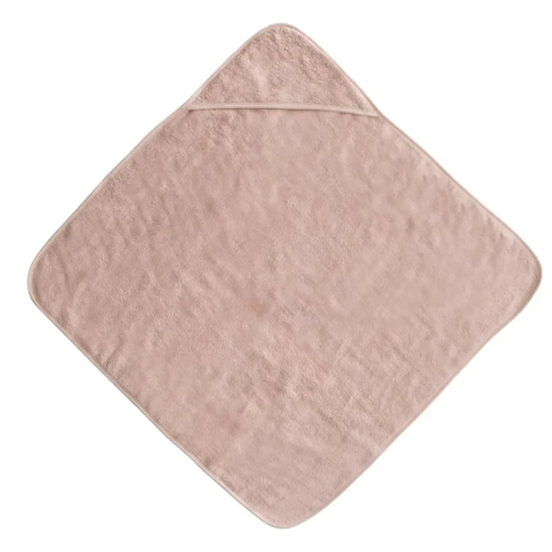 Prosop cu glugă din bumbac organic, blush