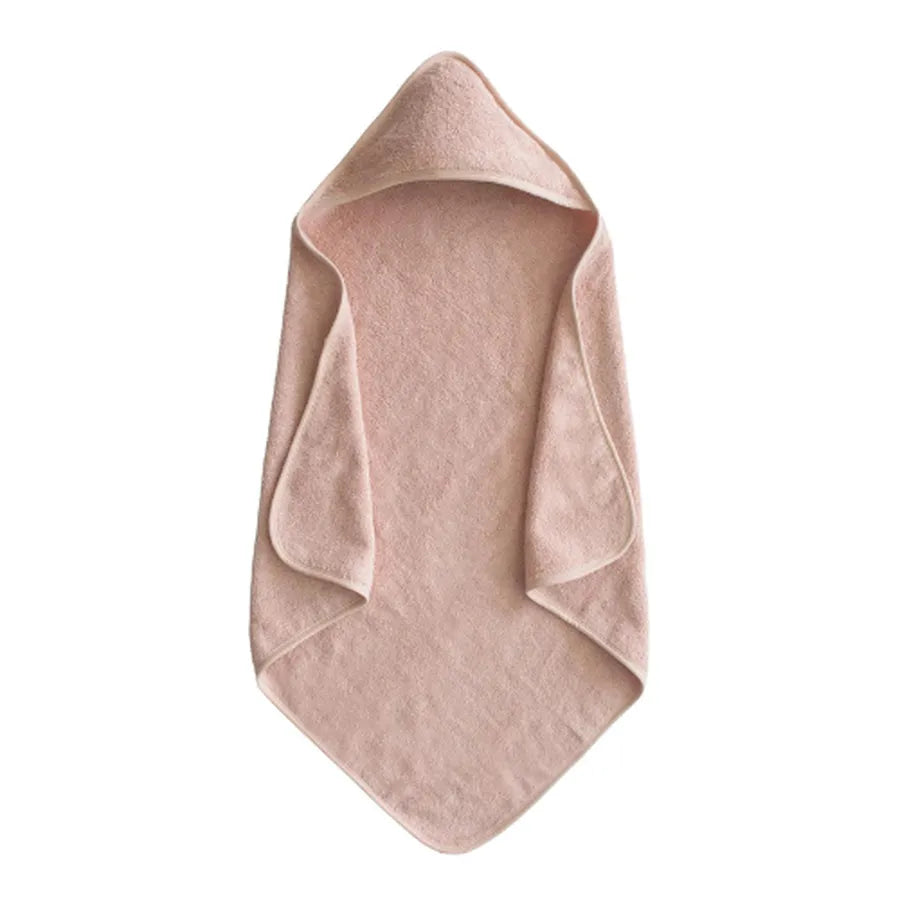 Prosop cu glugă din bumbac organic, blush