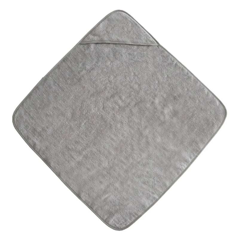 Prosop cu glugă din bumbac organic, gray