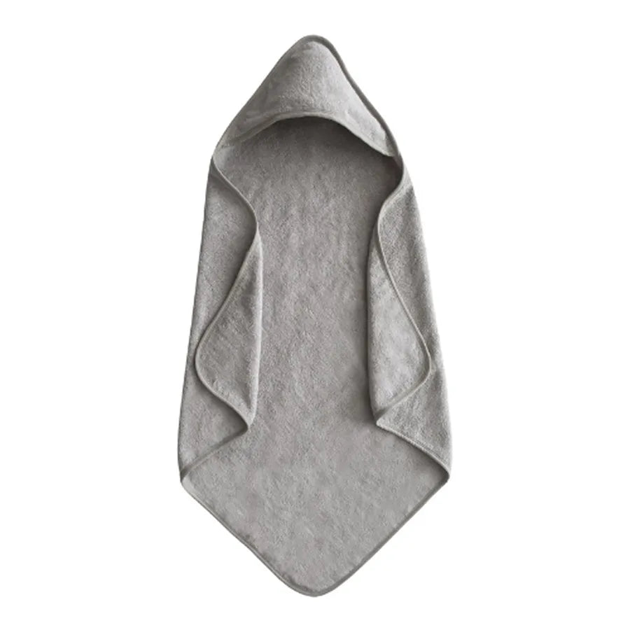 Prosop cu glugă din bumbac organic, gray