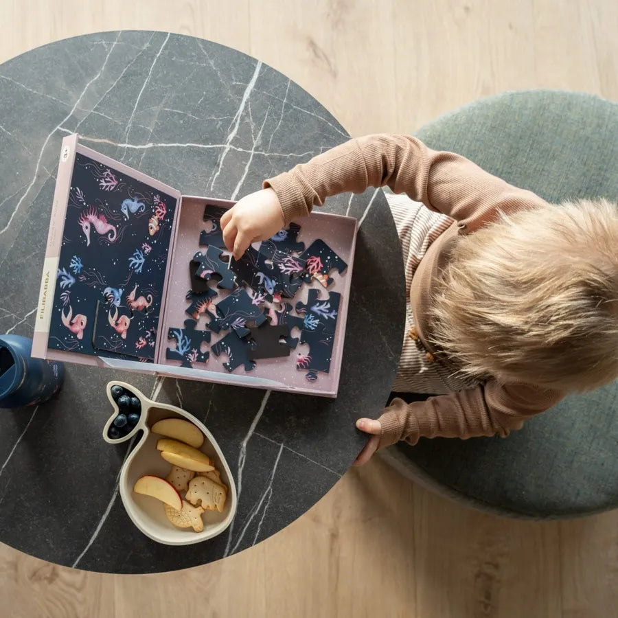 Puzzle magnetic educativ, seahorse