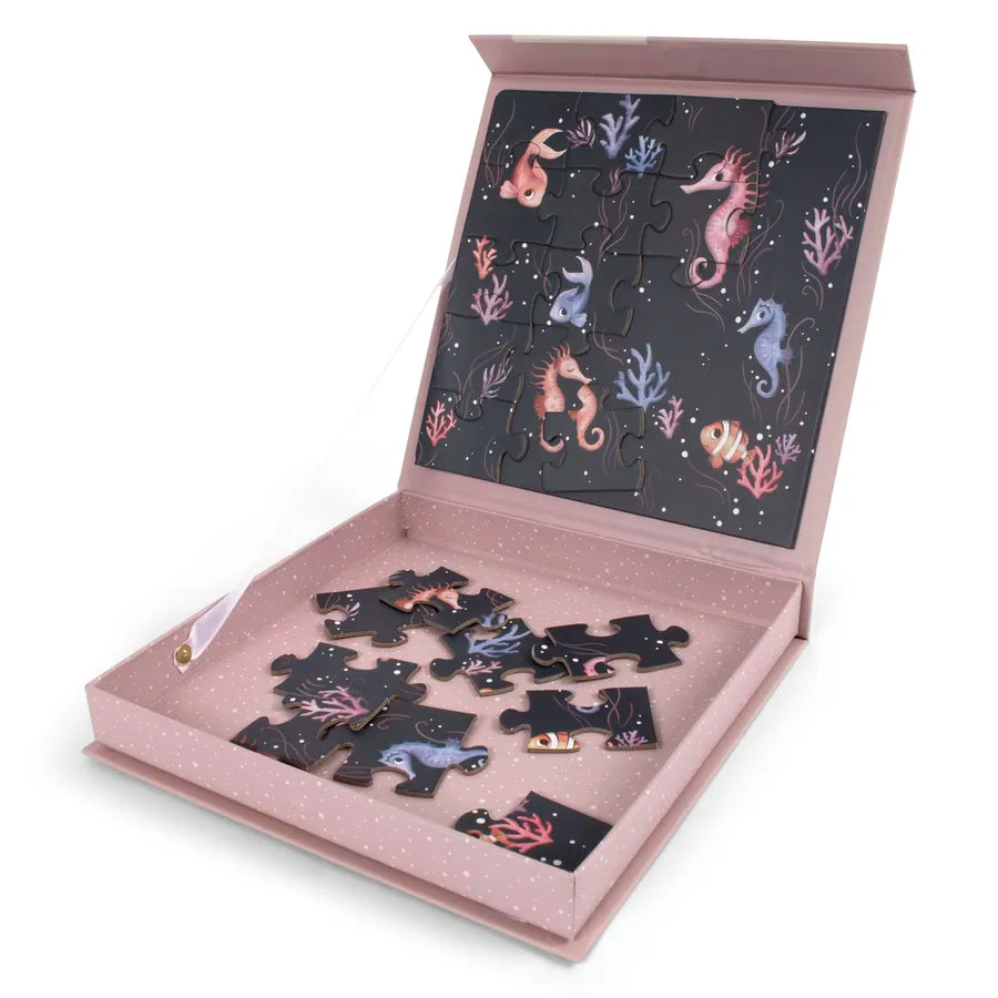 Puzzle magnetic educativ, seahorse