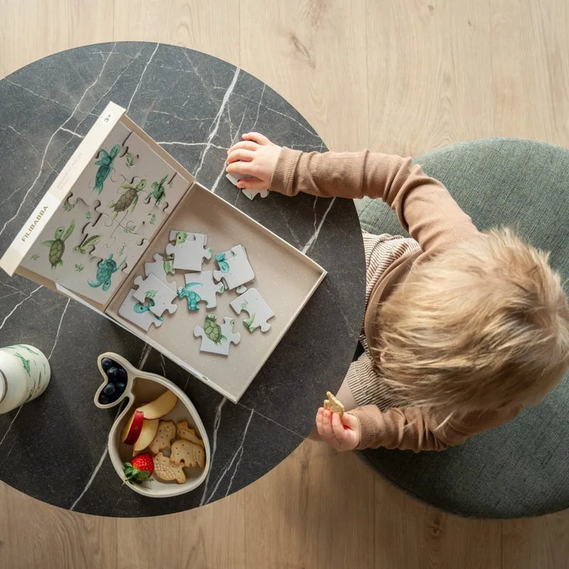 Puzzle magnetic educativ, turtle