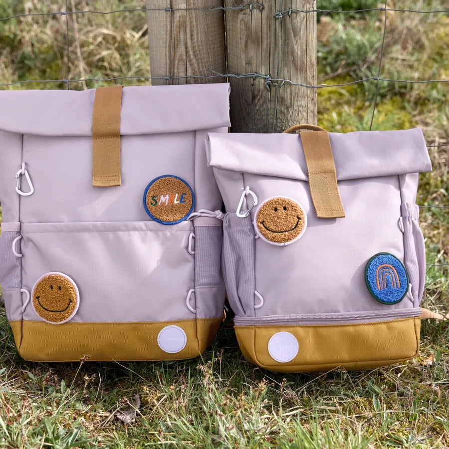 Rucsac Medium Rolltop, Little Gang, lilac