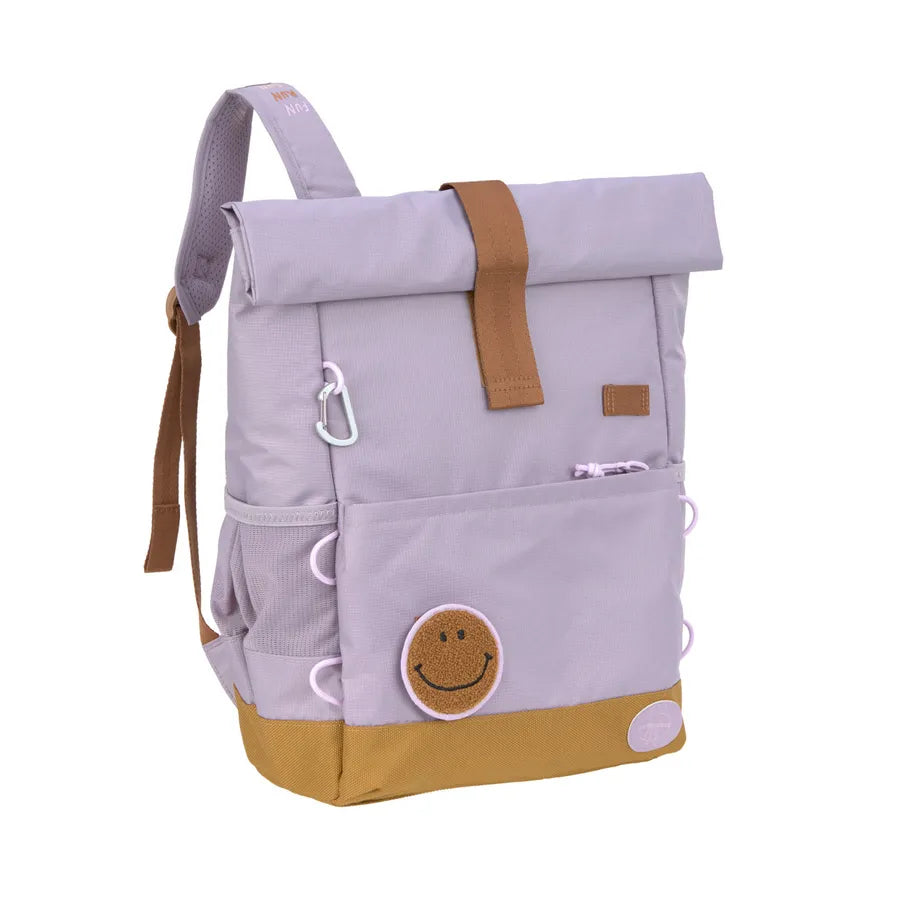 Rucsac Medium Rolltop, Little Gang, lilac