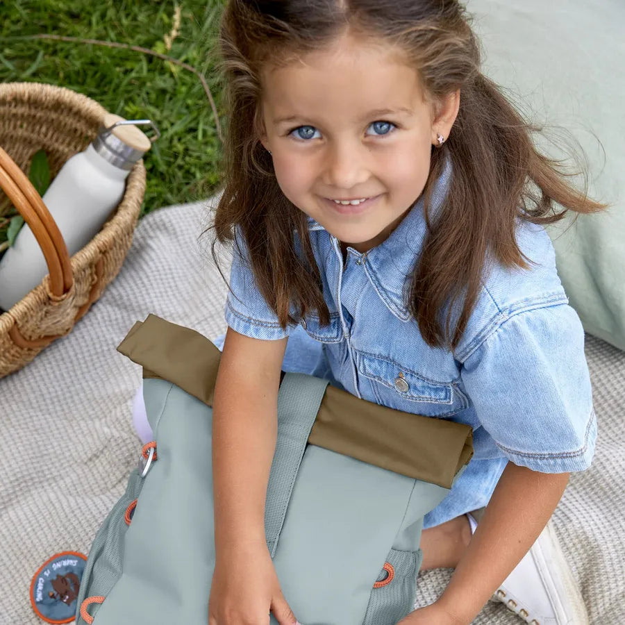 Rucsac Mini Rolltop, light blue