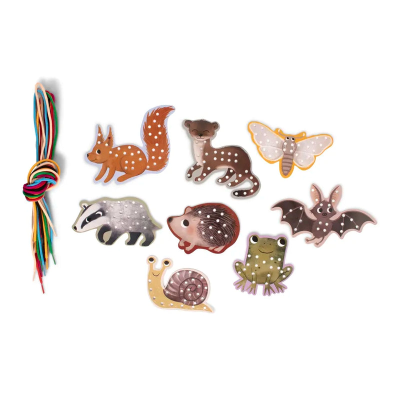 Set de cusut pentru copii, fără ace, forest friends