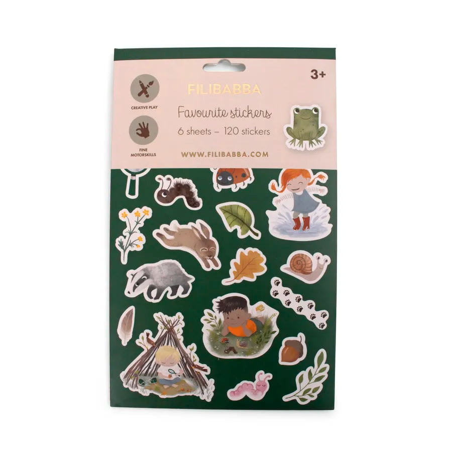 Set stickere adezive, Forest friends