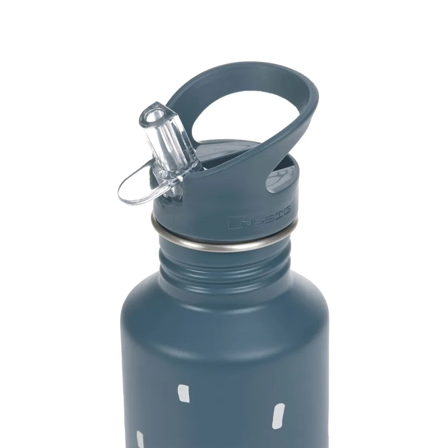 Sticlă din oțel inoxidabil, 500 ml, happy prints, midnight blue