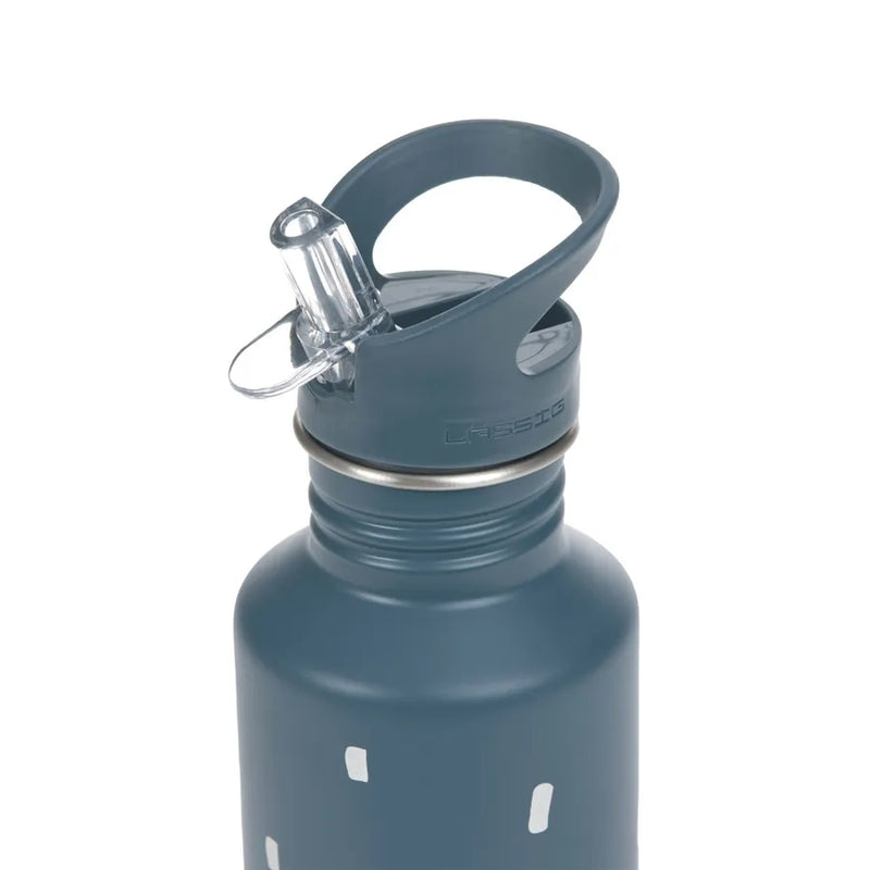 Sticlă din oțel inoxidabil, 500 ml, happy prints, midnight blue