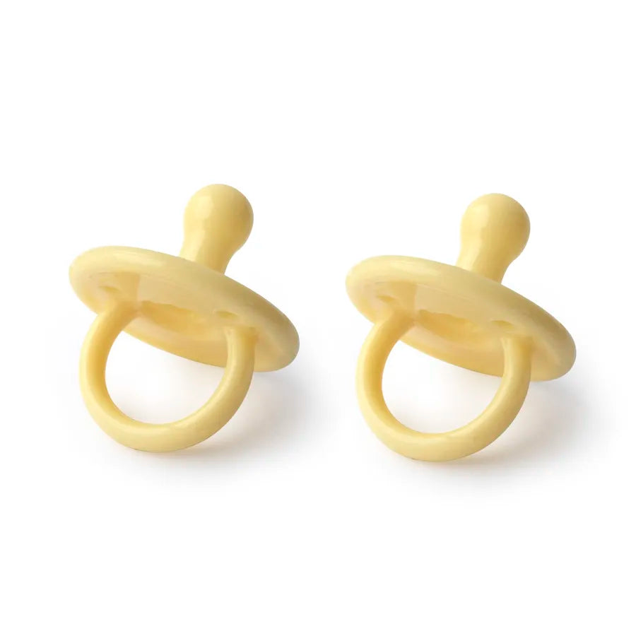 Suzete din silicon, set de 2 bucăți, pale banana