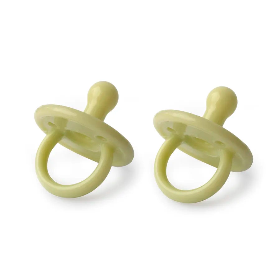 Suzete din silicon, set de 2 bucăți, pistachio