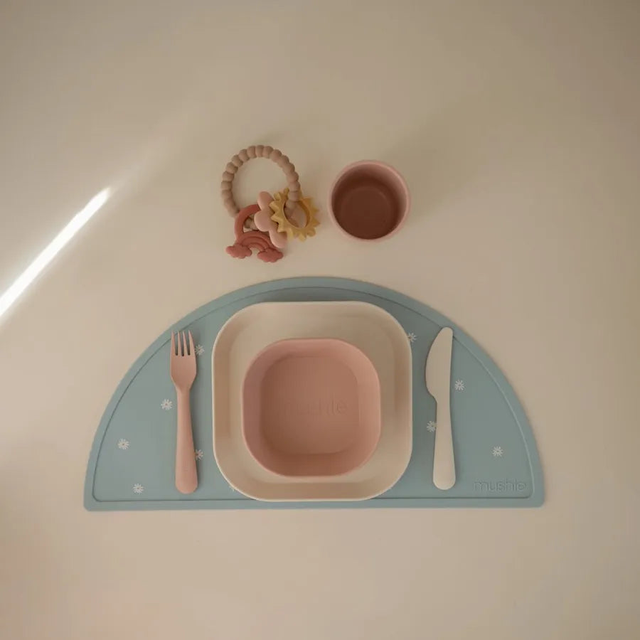 Tacâmuri din PP, set de 3 bucăți, blush