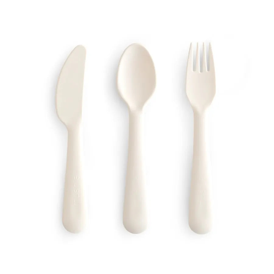 Tacâmuri din PP, set de 3 bucăți, ivory