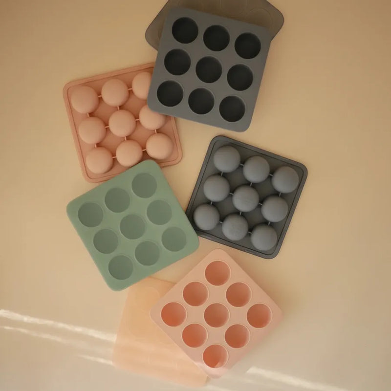 Tavă din silicon pentru congelator, cambridge blue