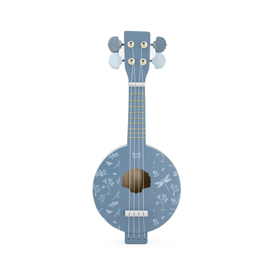 Jucărie din lemn, Banjo, blue