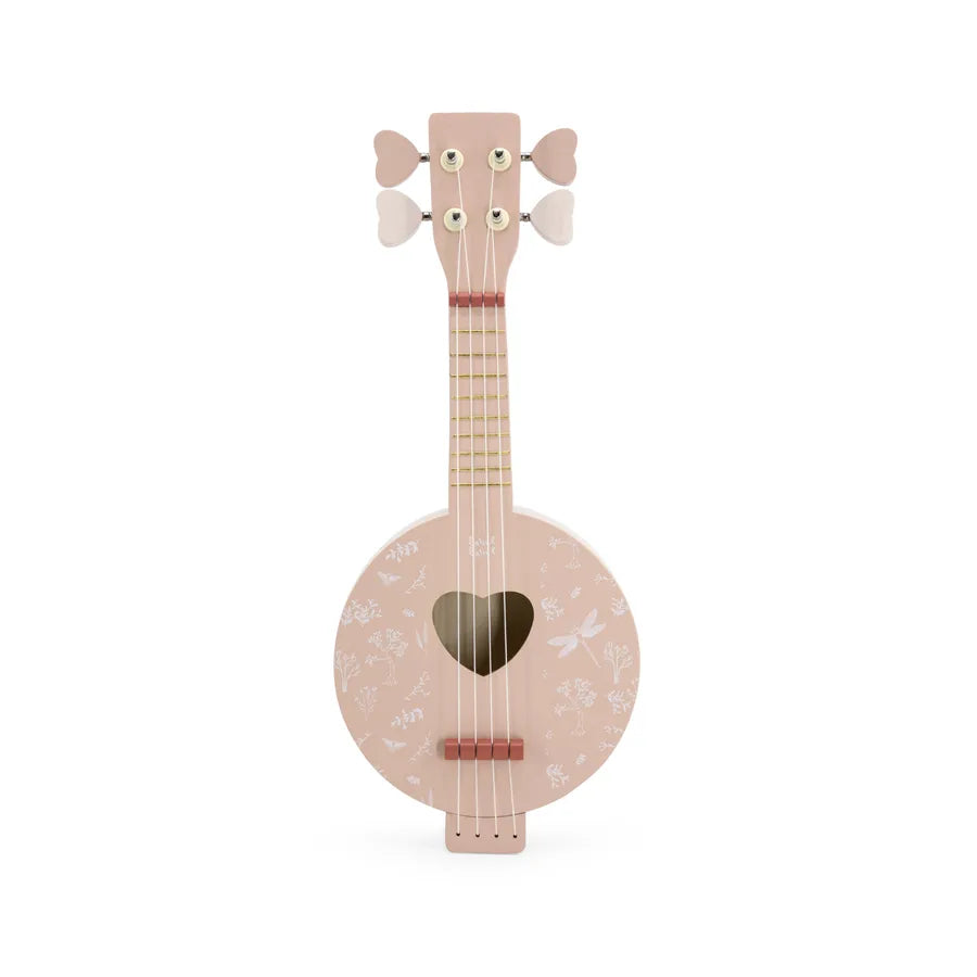 Jucărie din lemn, Banjo, pink