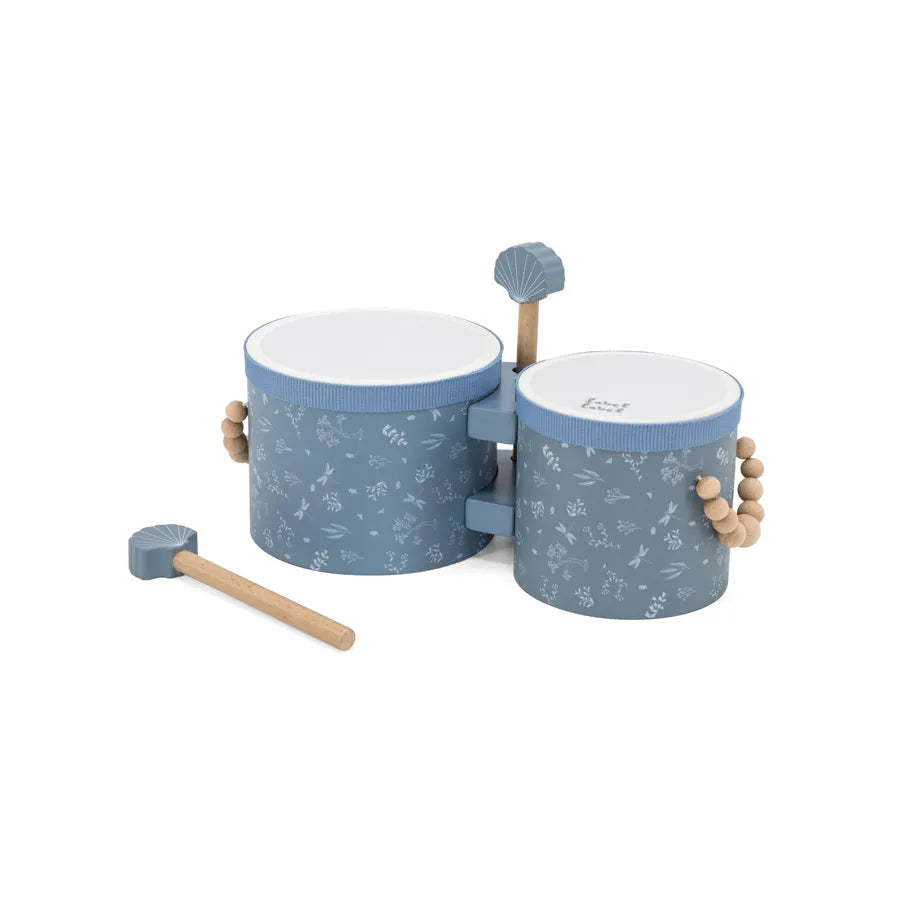 Jucărie din lemn, Bongos, blue