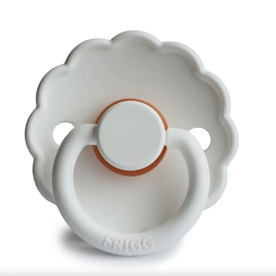 Suzetă din silicon Daisy, bright white