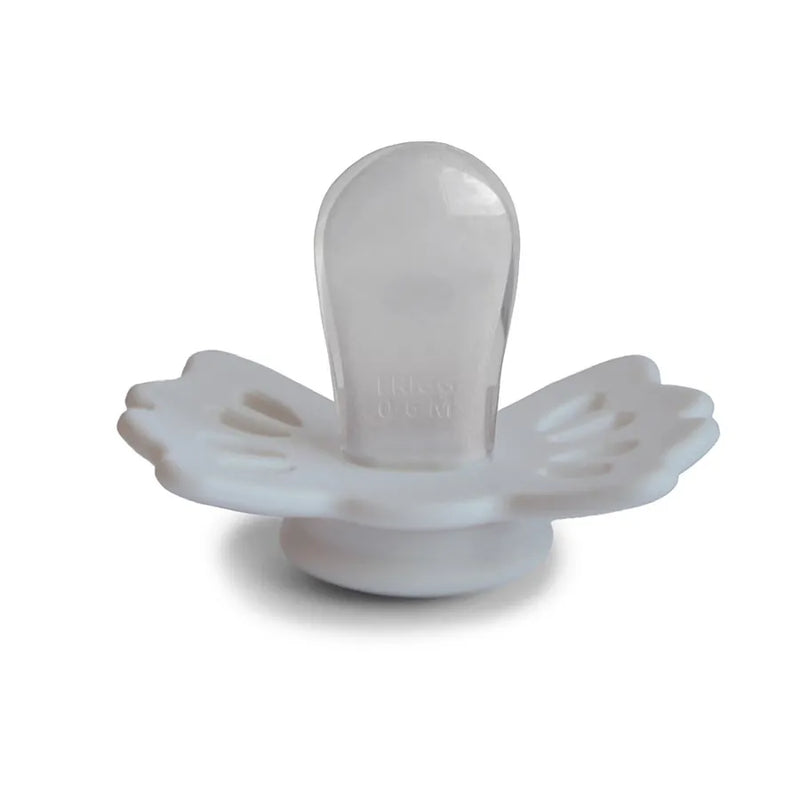 Suzetă simetrică din silicon Lucky, cream