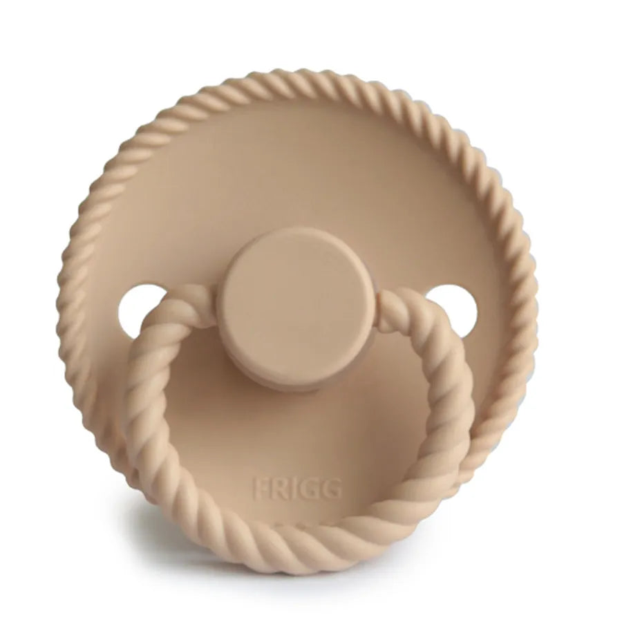 Suzetă din silicon Rope, croissant