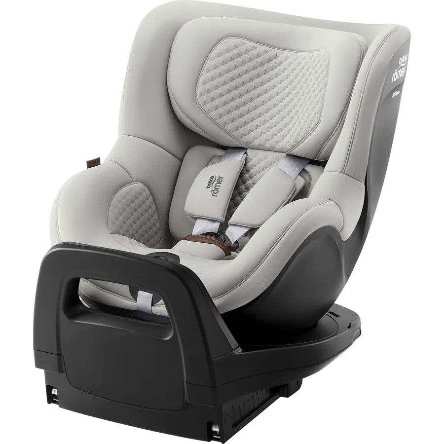 Scaun auto pentru copii Britax Römer, rotativ, 3 luni-4 ani, 61-105 cm, 19 kg, DUALFIX PRO M, linen grey