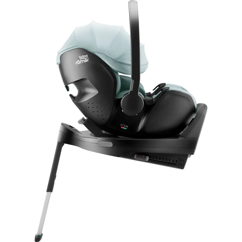 Scaun auto tip scoică pentru copii cu bază ISOFIX inclusă, Britax Römer, reclinabil, 0-15 luni, 40-85 cm, 0-13 kg, BABY-SAFE PRO, harbor blue