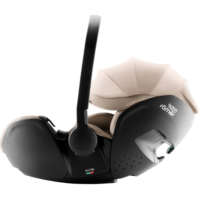 Scaun auto tip scoică pentru copii Britax Römer, reclinabil, 0-15 luni, 40-85 cm, 0-13 kg, BABY-SAFE PRO, teak