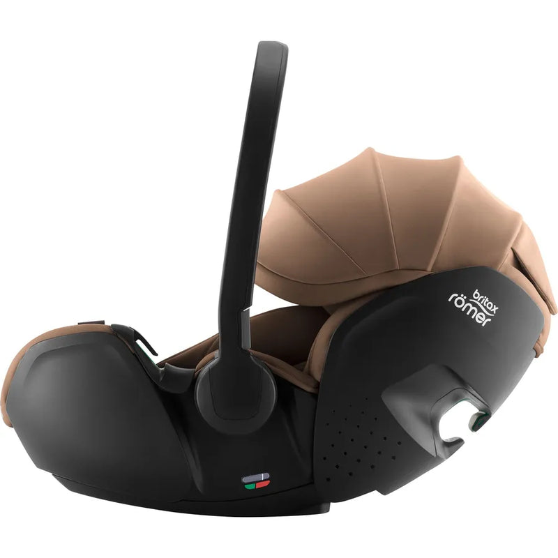 Scaun auto tip scoică pentru copii Britax Römer, reclinabil, 0-15 luni, 40-85 cm, 0-13 kg, BABY-SAFE PRO, warm caramel