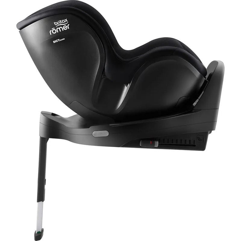 Scaun auto pentru copii Britax Römer, rotativ, 0 luni-4 ani, 40-105 cm, 0-19 kg, Isofix, DUALFIX PRO, carbon black