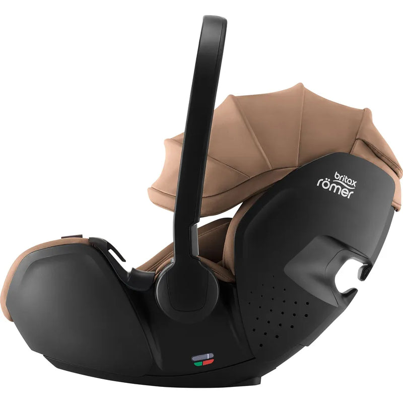 Scaun auto tip scoică pentru copii Britax Römer, reclinabil, 0-15 luni, 40-85 cm, 0-13 kg, BABY-SAFE PRO, warm caramel