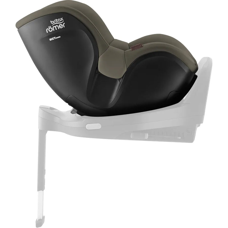 Scaun auto pentru copii Britax Römer, rotativ, fără bază ISOFIX, 3 luni-4 ani, 61-105 cm, 0-18 kg, DUALFIX 5Z, urban olive