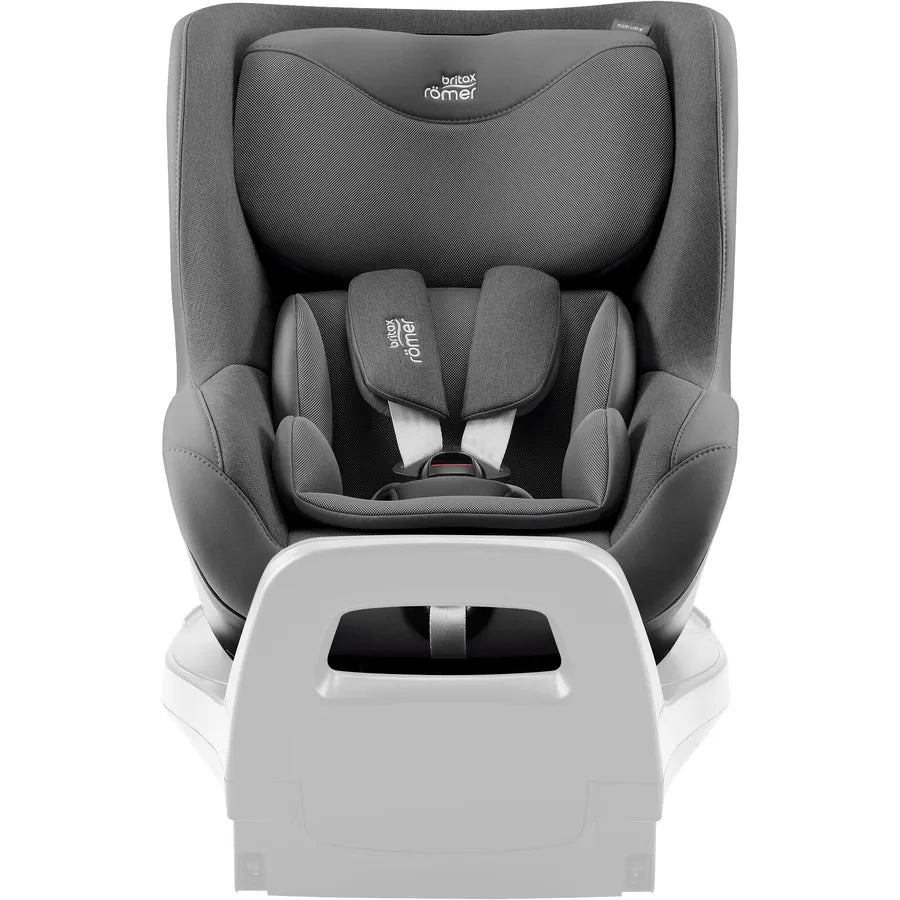 Scaun auto pentru copii Britax Römer, rotativ, fără bază ISOFIX, 3 luni-4 ani, 61-105 cm, 0-18 kg, DUALFIX 5Z, mineral grey