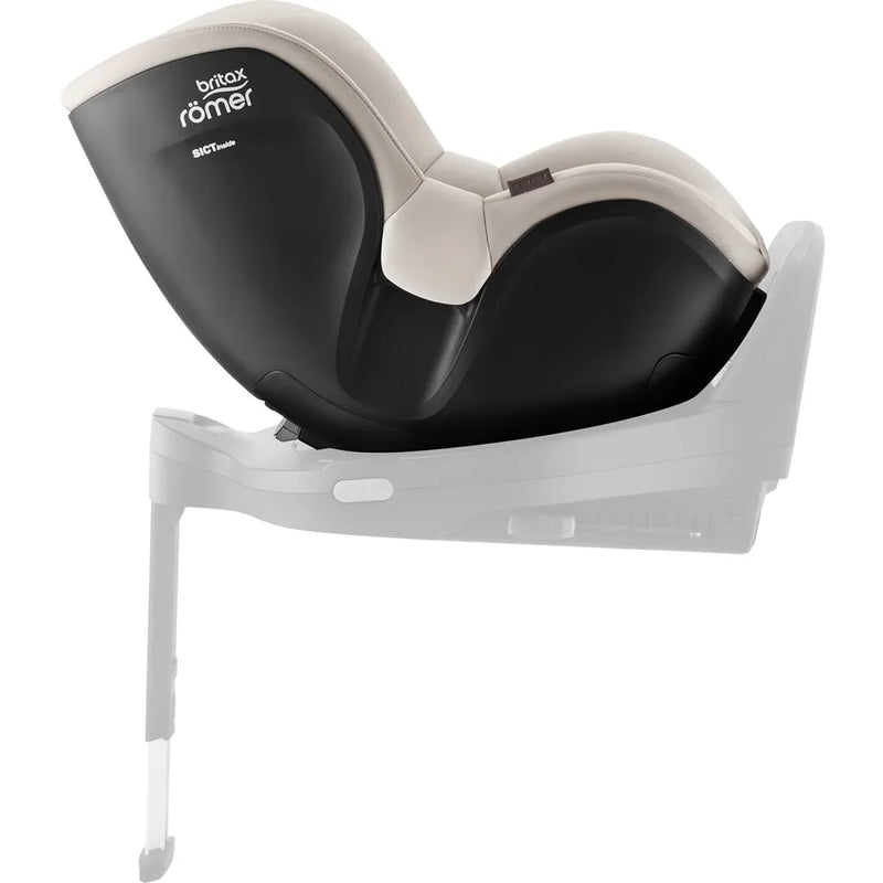Scaun auto pentru copii Britax Römer, rotativ, fără bază ISOFIX, 3 luni-4 ani, 61-105 cm, 0-18 kg, DUALFIX 5Z, soft taupe