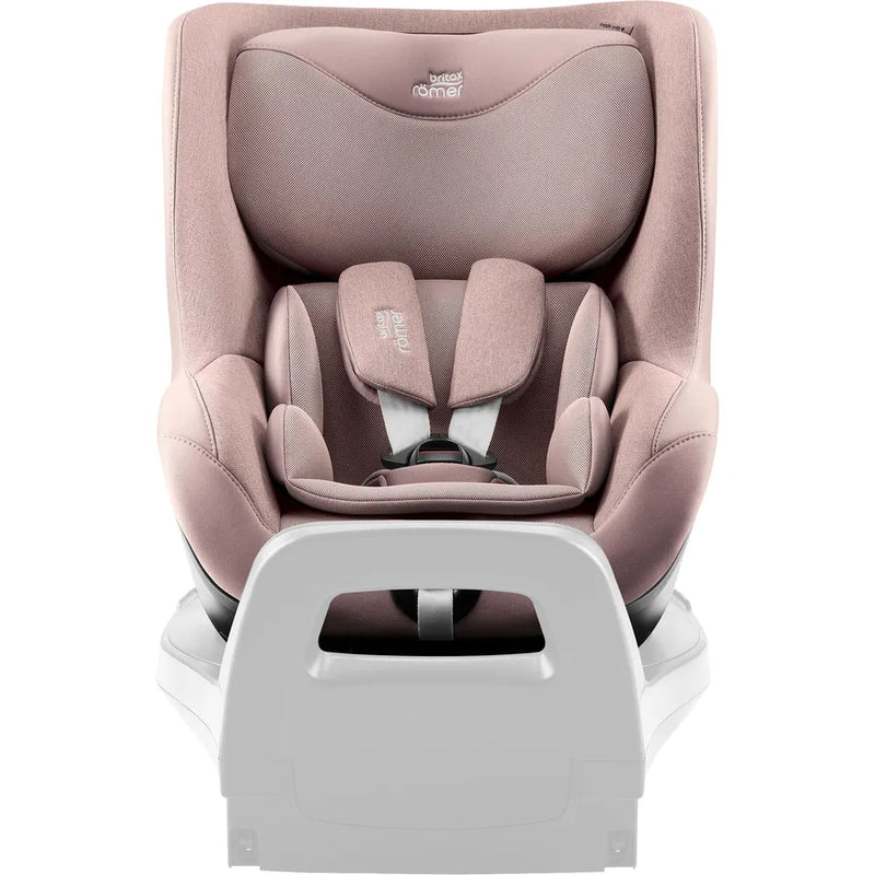 Scaun auto pentru copii Britax Römer, rotativ, fără bază ISOFIX, 3 luni-4 ani, 61-105 cm, 0-18 kg, DUALFIX 5Z, dusty rose