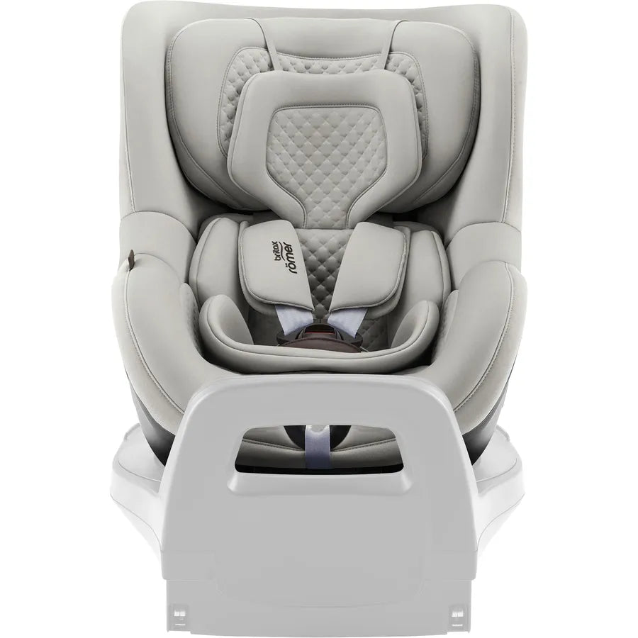 Scaun auto pentru copii Britax Römer, rotativ, fără bază ISOFIX, 3 luni-4 ani, 61-105 cm, 0-18 kg, DUALFIX 5Z, linen grey