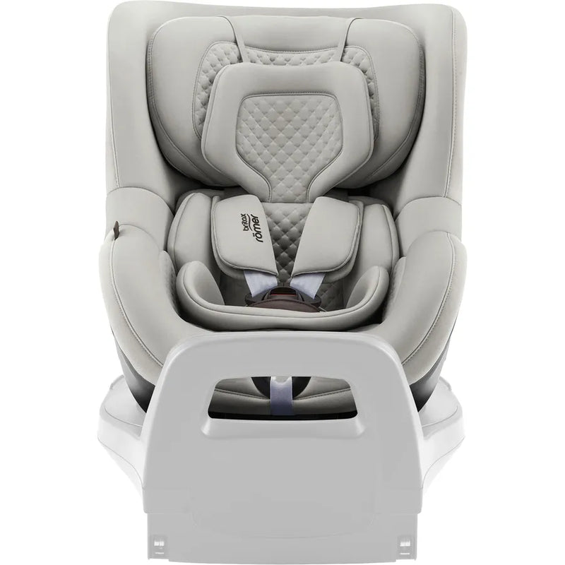 Scaun auto pentru copii Britax Römer, rotativ, fără bază ISOFIX, 3 luni-4 ani, 61-105 cm, 0-18 kg, DUALFIX 5Z, linen grey