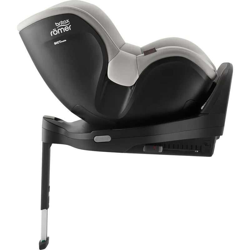 Scaun auto pentru copii Britax Römer, rotativ, 3 luni-4 ani, 61-105 cm, 19 kg, DUALFIX PRO M, linen grey