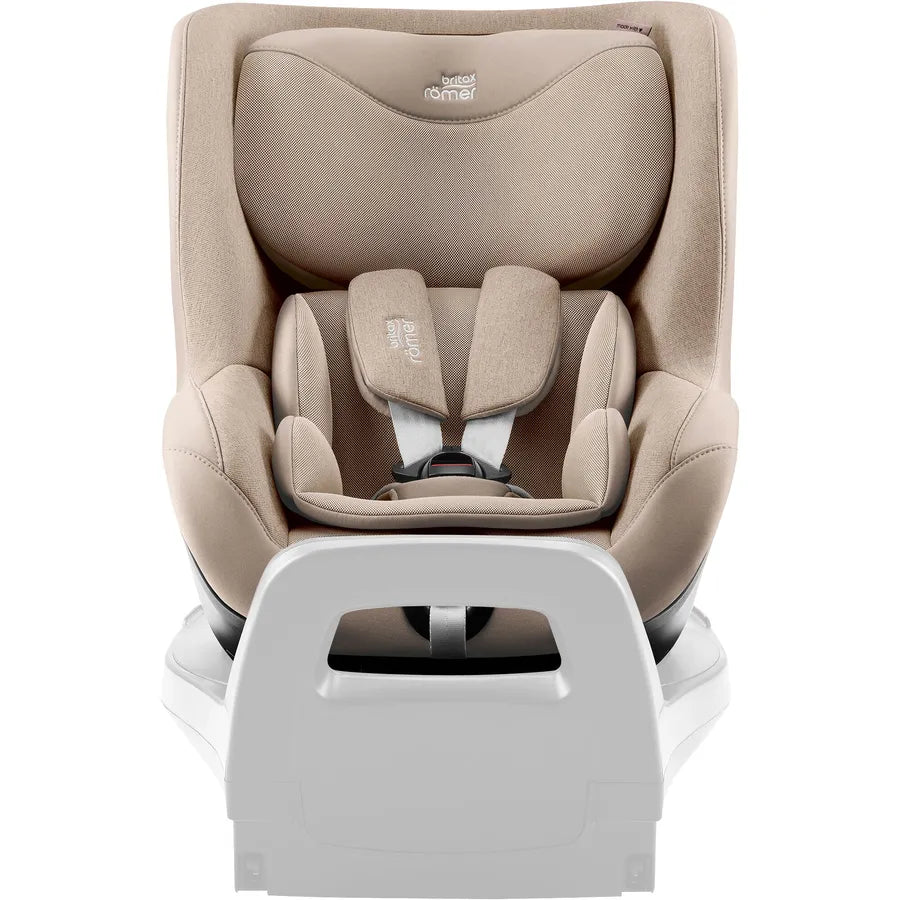 Scaun auto pentru copii Britax Römer, rotativ, fără bază ISOFIX, 3 luni-4 ani, 61-105 cm, 0-18 kg, DUALFIX 5Z, teak