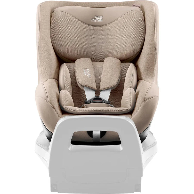 Scaun auto pentru copii Britax Römer, rotativ, fără bază ISOFIX, 3 luni-4 ani, 61-105 cm, 0-18 kg, DUALFIX 5Z, teak