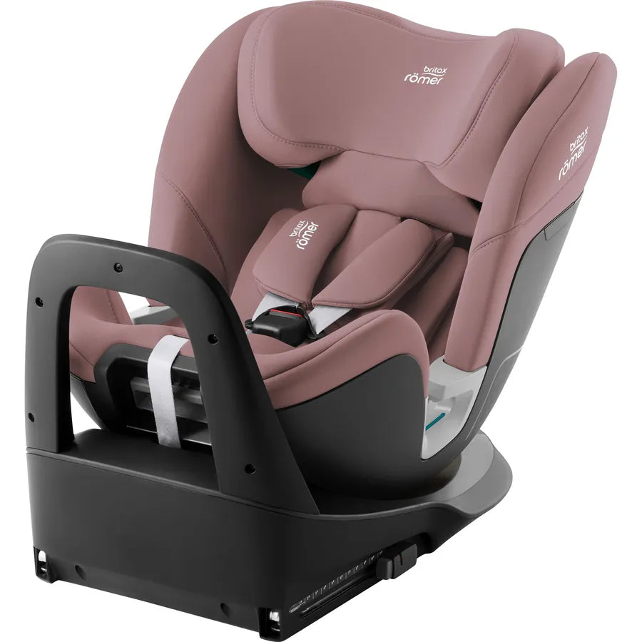 Scaun auto pentru copii Britax Römer, rotativ, 0 luni-7 ani, 40-125 cm, Isofix, SWIVEL,dusty rose
