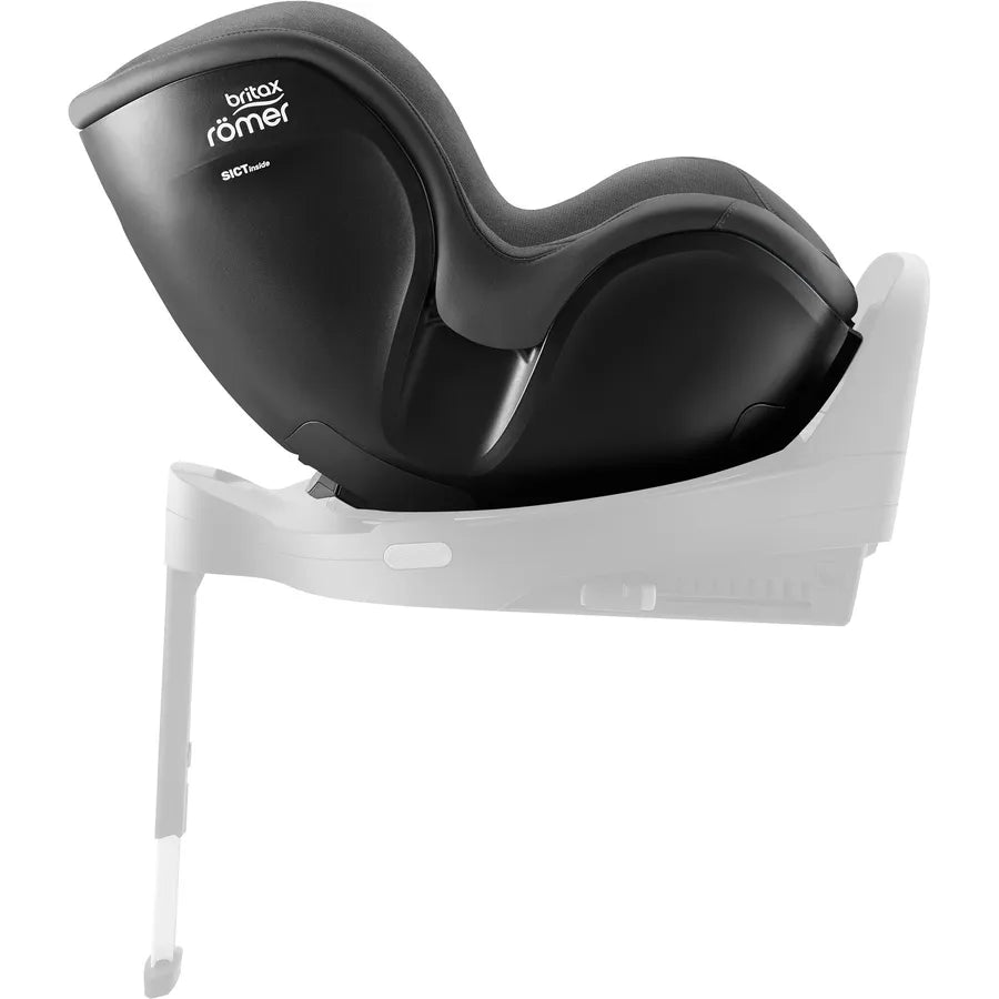 Scaun auto pentru copii Britax Römer, rotativ, fără bază ISOFIX, 3 luni-4 ani, 61-105 cm, 0-18 kg, DUALFIX 5Z, mineral grey