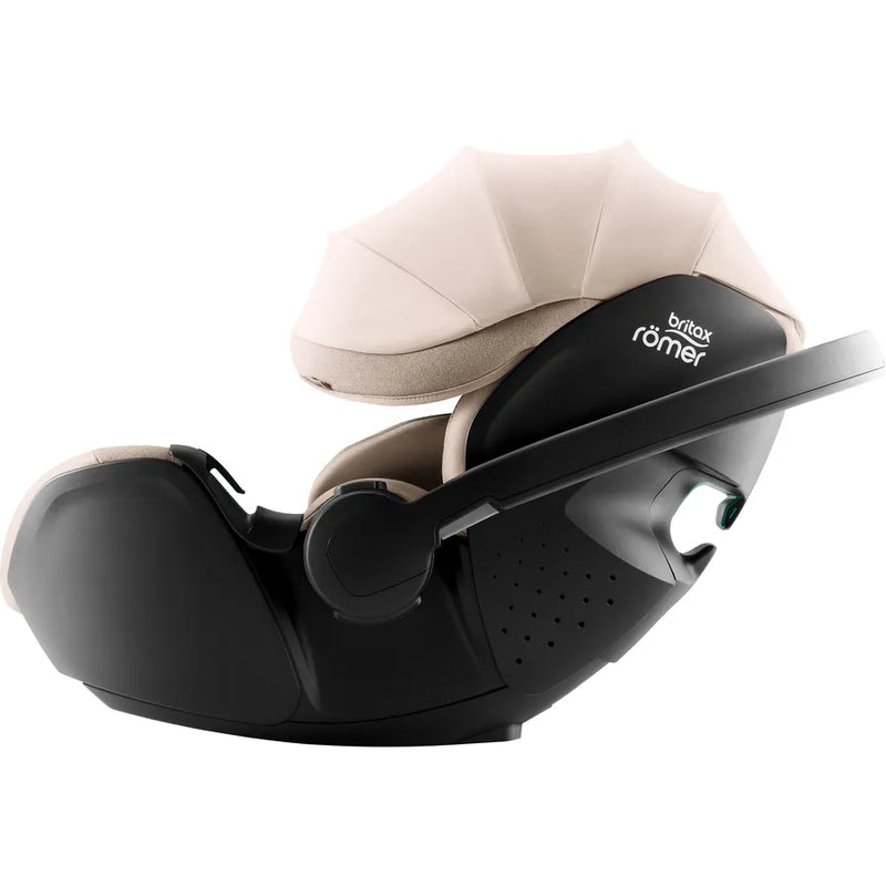 Scaun auto tip scoică pentru copii Britax Römer, reclinabil, 0-15 luni, 40-85 cm, 0-13 kg, BABY-SAFE PRO, teak