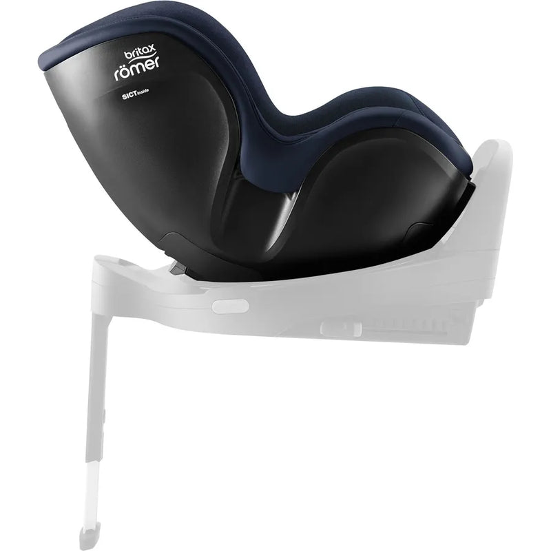 Scaun auto pentru copii Britax Römer, rotativ, fără bază ISOFIX, 3 luni-4 ani, 61-105 cm, 0-18 kg, DUALFIX 5Z, night blue