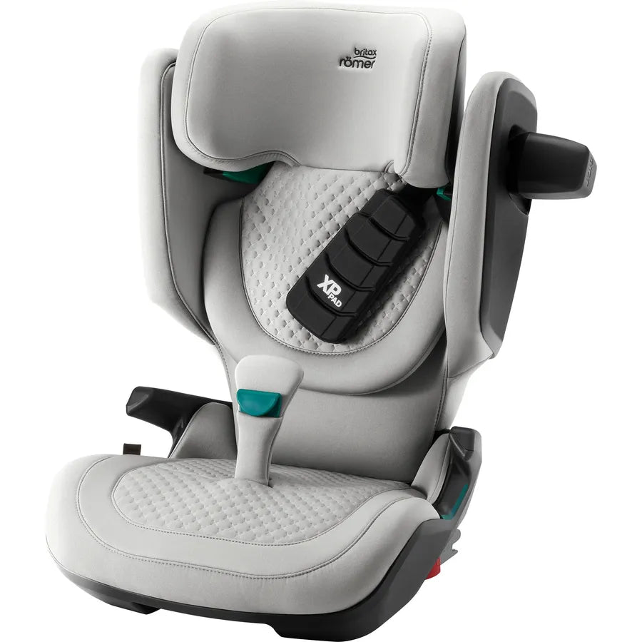 Scaun auto pentru copii Britax Römer, 3,5-12 ani, 100-150 cm, 15-36 kg, KIDFIX PRO, linen grey