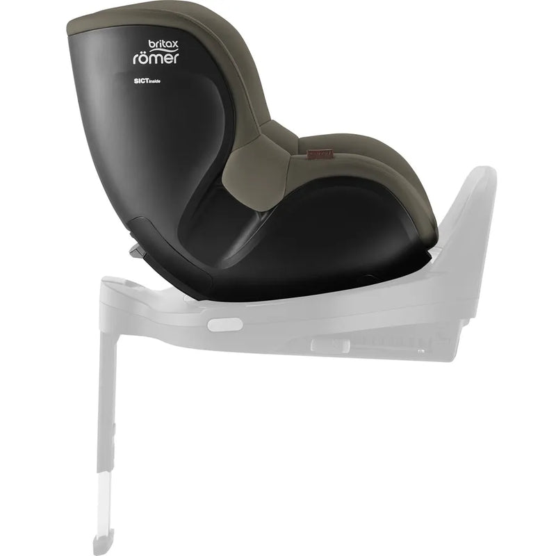 Scaun auto pentru copii Britax Römer, rotativ, fără bază ISOFIX, 3 luni-4 ani, 61-105 cm, 0-18 kg, DUALFIX 5Z, urban olive