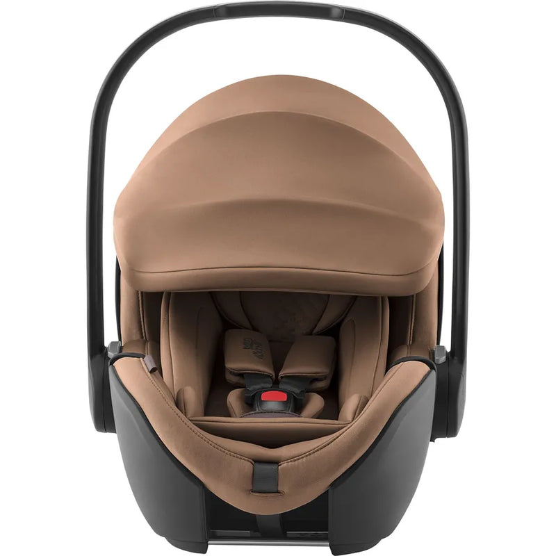 Scaun auto tip scoică pentru copii Britax Römer, reclinabil, 0-15 luni, 40-85 cm, 0-13 kg, BABY-SAFE PRO, warm caramel